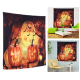 Halloween Tapestry Wall Hanging Mat Carpet Background Decoration Home Party Photo Studio Supplies150x150cm / 59.1x59.1in