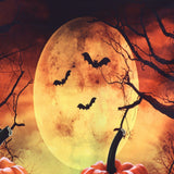 Halloween Tapestry Wall Hanging Mat Carpet Background Decoration Home Party Photo Studio Supplies150x150cm / 59.1x59.1in