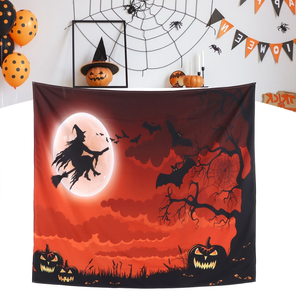 Halloween Tapestry Wall Hanging Carpet for Bedroom Living Room Dormitory Background Decor200x150cm