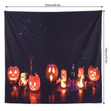 Halloween Tapestry Decorative Wall Hanging Carpet for Bedroom Living Room Office Festival230x180cm / 90.6x70.9in - Extra Image