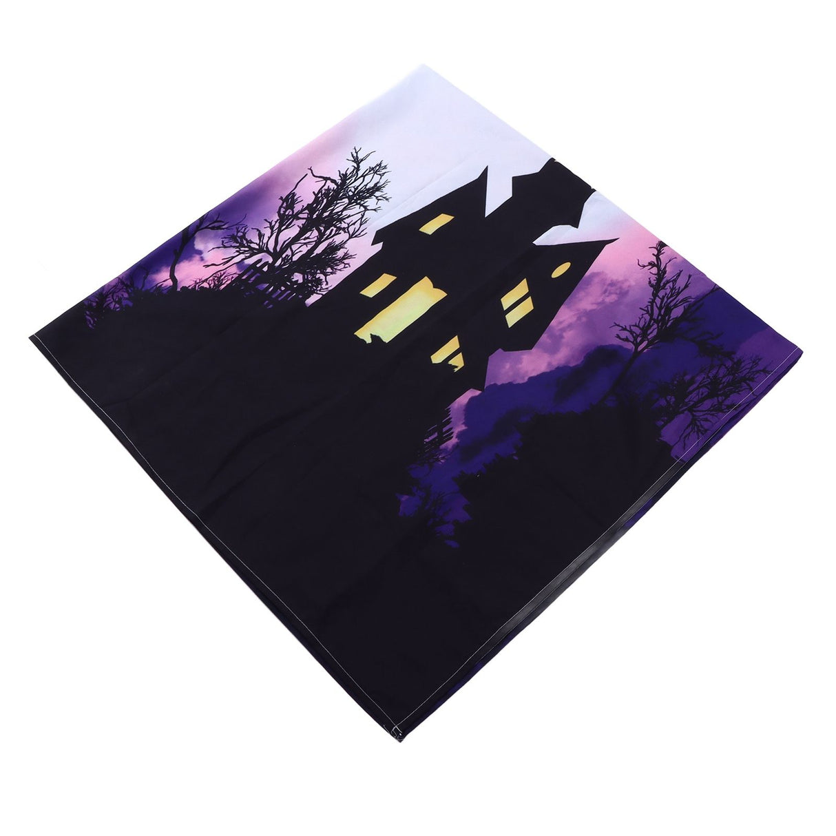 Halloween Castle Pattern Tapestry Wall Hanging Carpet Photography Background Home Party Decoration200x150cm / 78.7x59.1in