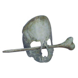 Halloween Hairpin Iron Small Exquisite Reusable Lifelike Halloween Hair Stick for Party Bar HomeSkull