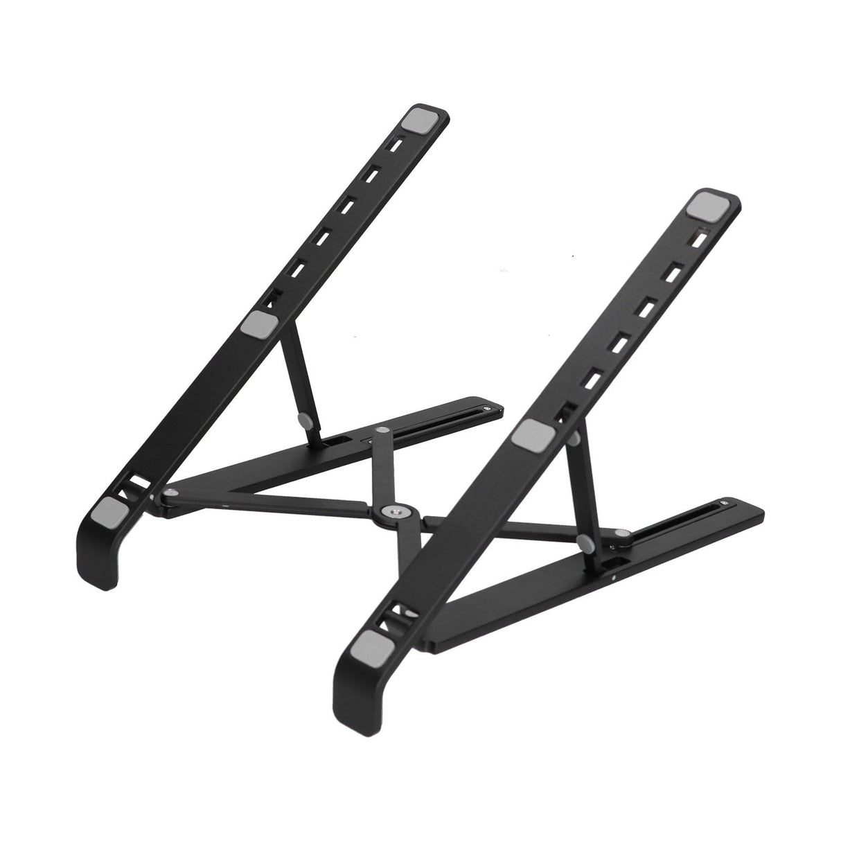 Desk Laptop Stand Foldable Aluminum Alloy Computer Stand Portable Laptop Riser Cooling RackBlack