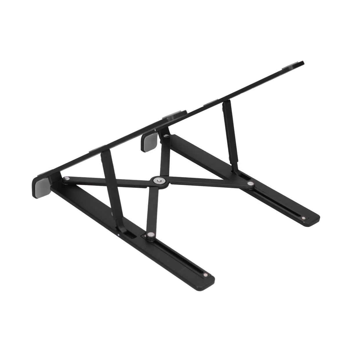 Desk Laptop Stand Foldable Aluminum Alloy Computer Stand Portable Laptop Riser Cooling RackBlack