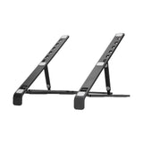 Desk Laptop Stand Foldable Aluminum Alloy Computer Stand Portable Laptop Riser Cooling RackBlack