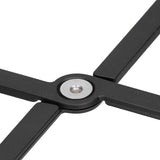 Desk Laptop Stand Foldable Aluminum Alloy Computer Stand Portable Laptop Riser Cooling RackBlack - Extra Image