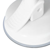 6PCS Strong Vacuum Wall Hook Towel Hook Plastic Self Adhesive Suction Cup for Kitchen Bathroom White - Extra Image