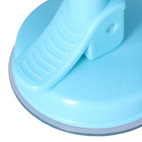 6PCS Strong Vacuum Wall Hook Towel Hook Plastic Self Adhesive Suction Cup for Kitchen Bathroom Blue