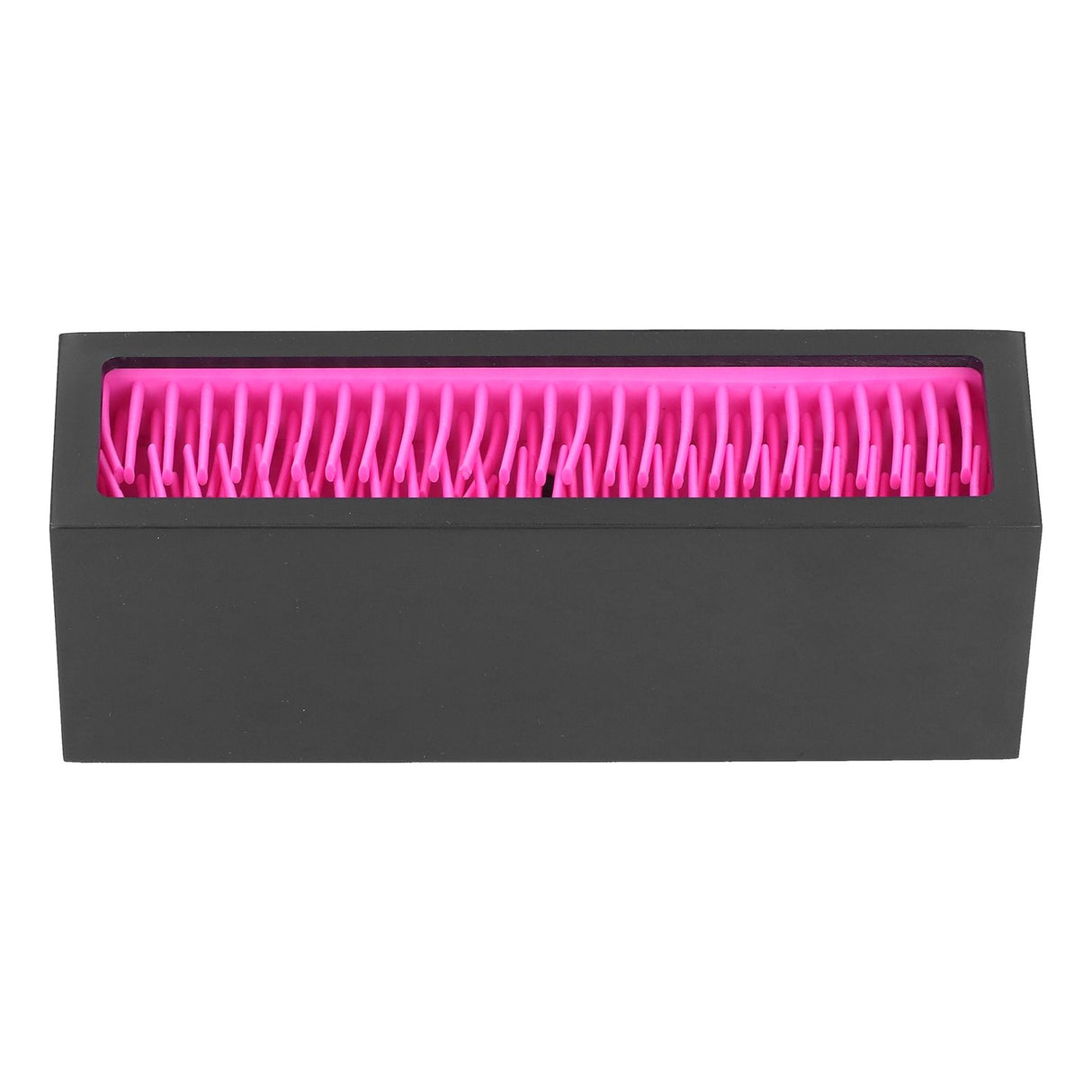 Desktop Storage Box Silicone Cosmetic Organizer Makeup Brush Holder Lipstick StandRose Red