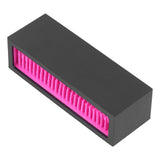 Desktop Storage Box Silicone Cosmetic Organizer Makeup Brush Holder Lipstick StandRose Red - Rear View