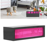 Desktop Storage Box Silicone Cosmetic Organizer Makeup Brush Holder Lipstick StandRose Red - Extra Image