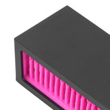Desktop Storage Box Silicone Cosmetic Organizer Makeup Brush Holder Lipstick StandRose Red