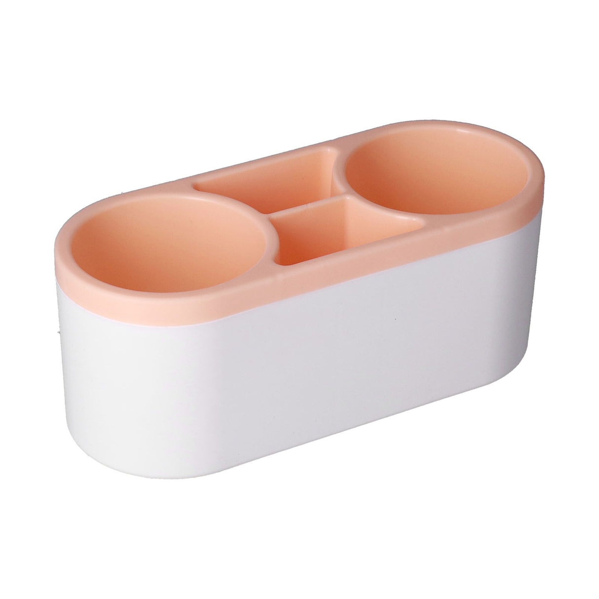 Hair Dryer Holder Wall Mounted Innovative Multifunctional Hair Tool Organizer with Stickers for Home Hotel BathroomOrange