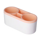 Hair Dryer Holder Wall Mounted Innovative Multifunctional Hair Tool Organizer with Stickers for Home Hotel BathroomOrange