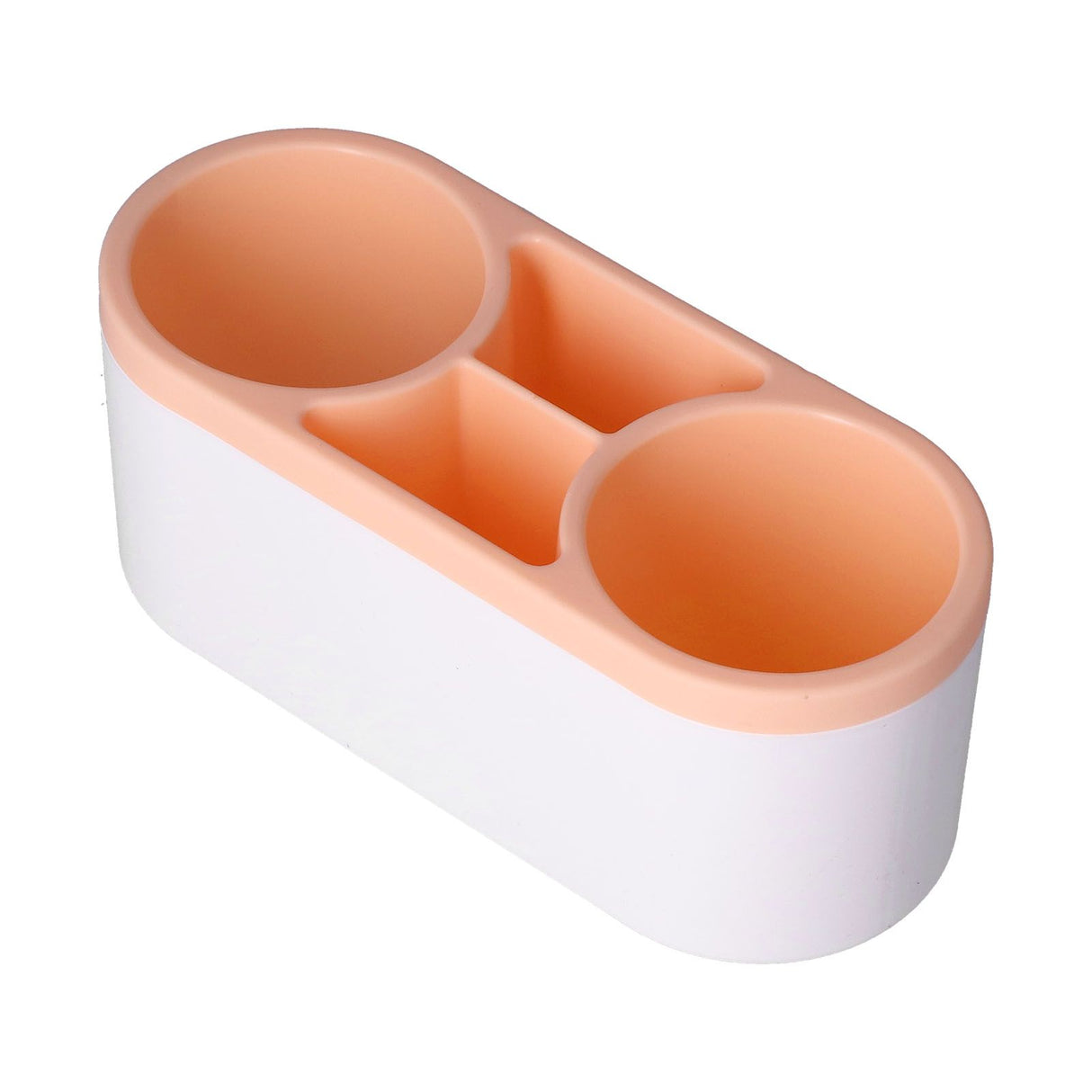 Hair Dryer Holder Wall Mounted Innovative Multifunctional Hair Tool Organizer with Stickers for Home Hotel BathroomOrange