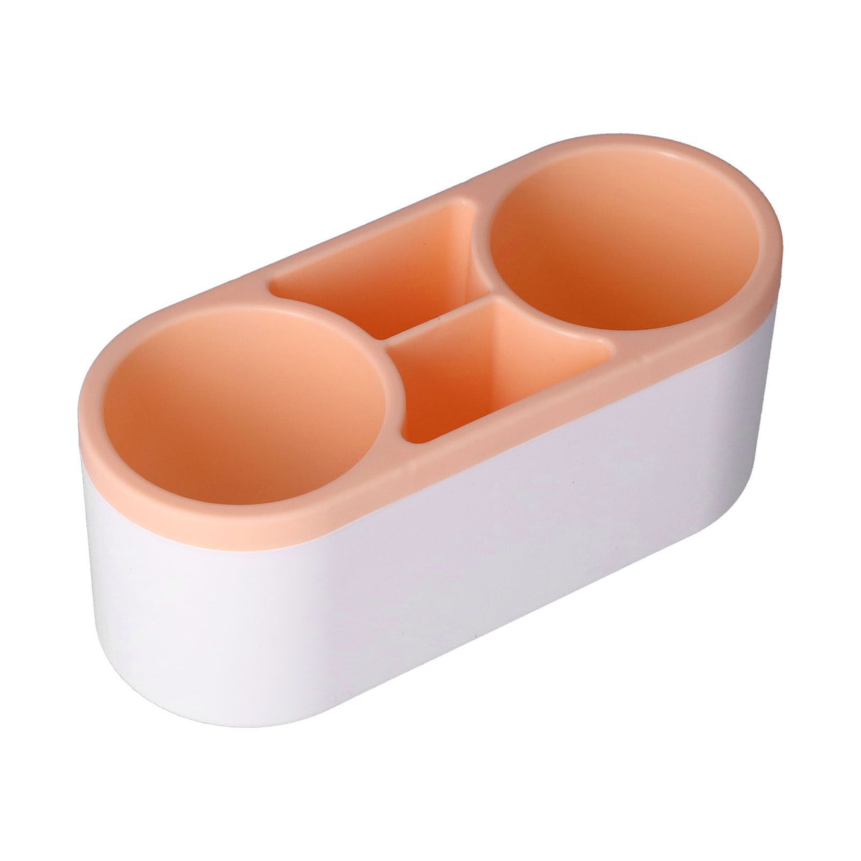 Hair Dryer Holder Wall Mounted Innovative Multifunctional Hair Tool Organizer with Stickers for Home Hotel BathroomOrange