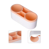 Hair Dryer Holder Wall Mounted Innovative Multifunctional Hair Tool Organizer with Stickers for Home Hotel BathroomOrange