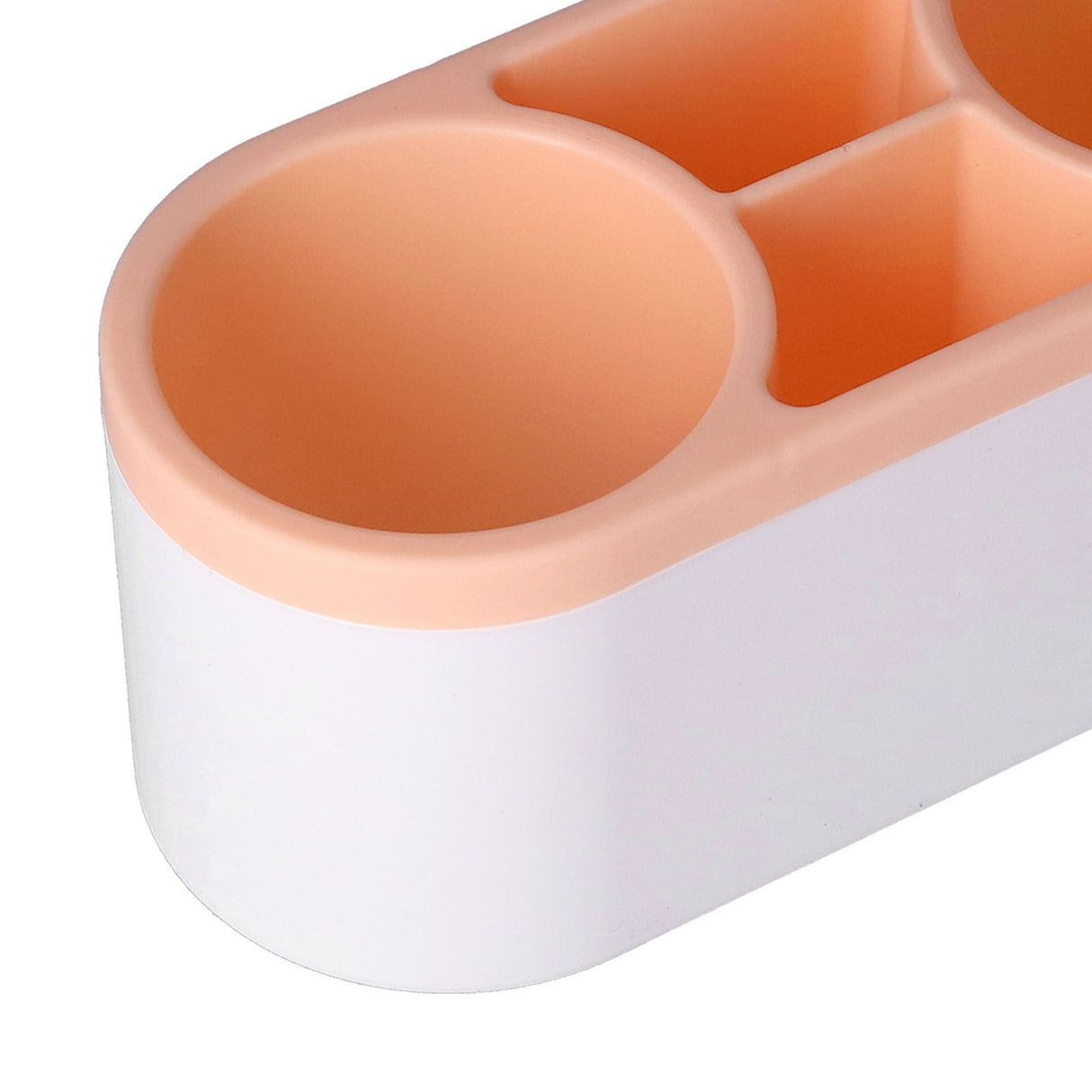 Hair Dryer Holder Wall Mounted Innovative Multifunctional Hair Tool Organizer with Stickers for Home Hotel BathroomOrange