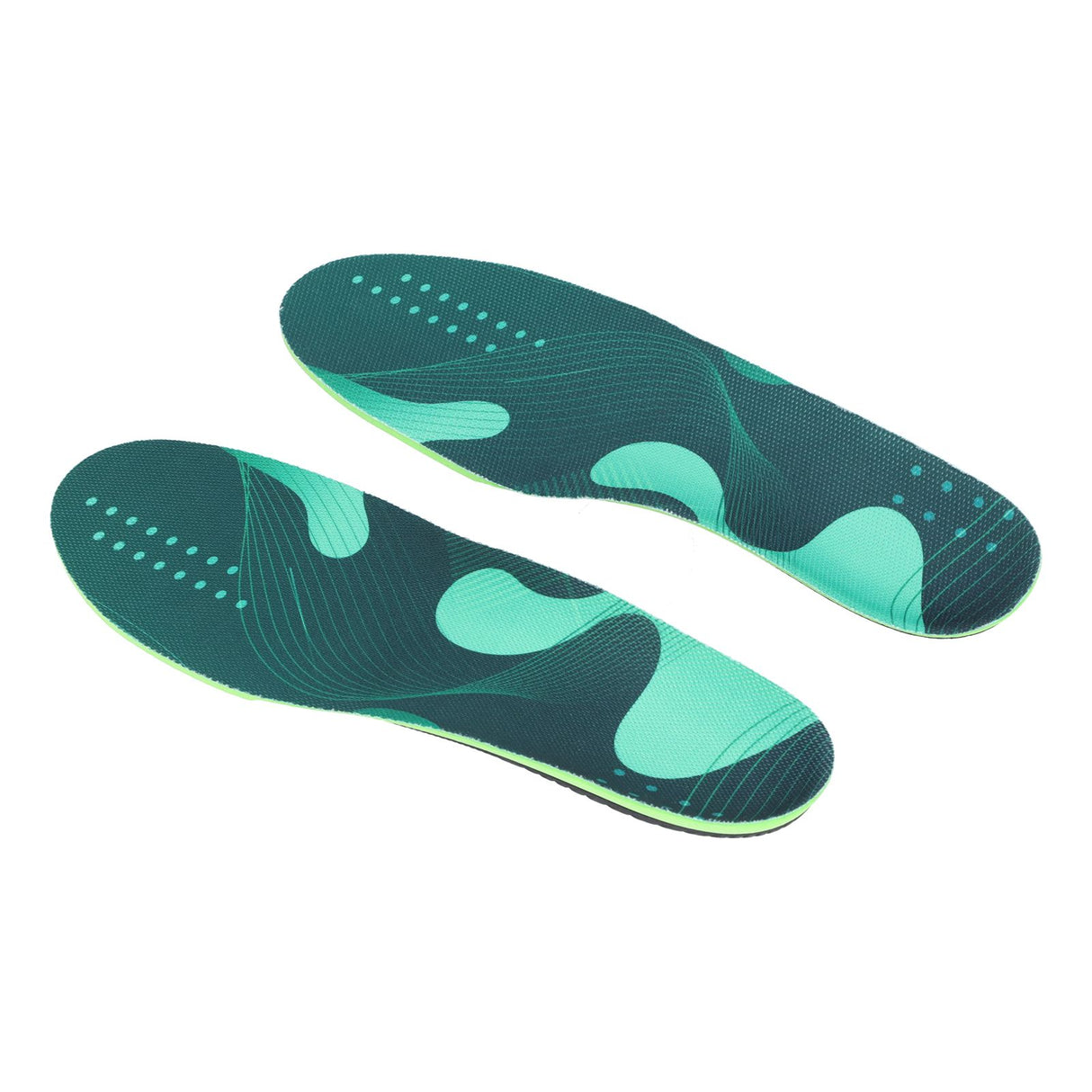 1 Pair Unisex Insole Breathable Elastic Shock Absorbing Foot Arch Support Orthopedic Shoe Pads L 44-47