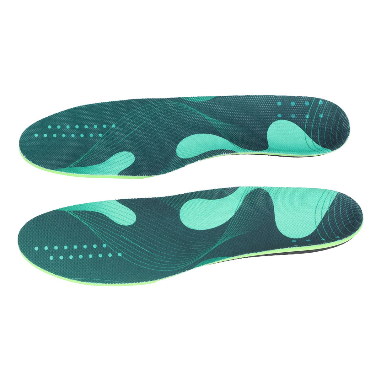 1 Pair Unisex Insole Breathable Elastic Shock Absorbing Foot Arch Support Orthopedic Shoe Pads L 44-47