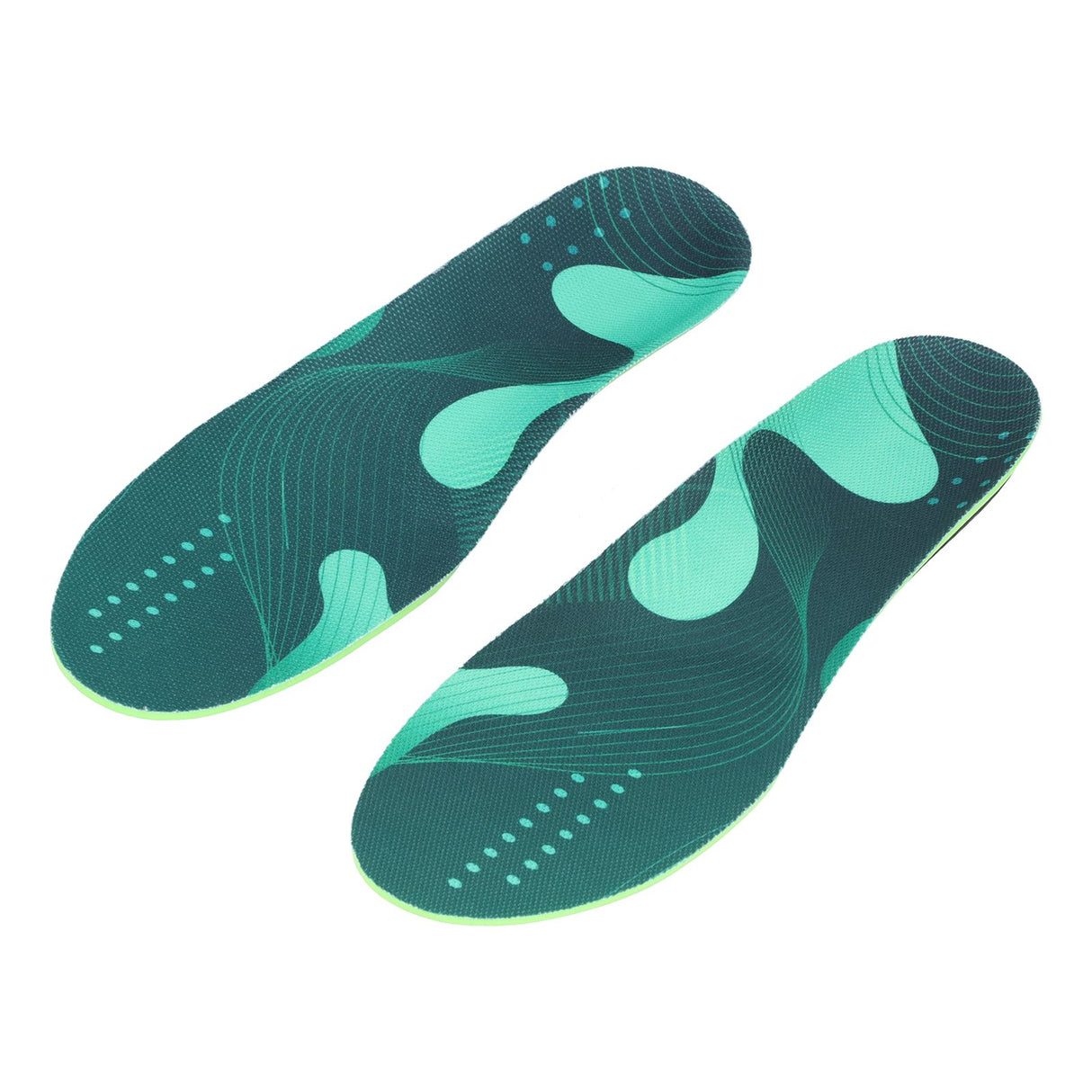1 Pair Unisex Insole Breathable Elastic Shock Absorbing Foot Arch Support Orthopedic Shoe Pads L 44-47