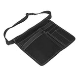 Unilateral Waist Hanging Tool Bag Wear Resistant Oxford Cloth Adjustable Tools Organizer for GardenBlack