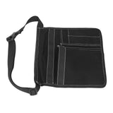 Unilateral Waist Hanging Tool Bag Wear Resistant Oxford Cloth Adjustable Tools Organizer for GardenBlack