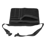 Unilateral Waist Hanging Tool Bag Wear Resistant Oxford Cloth Adjustable Tools Organizer for GardenBlack