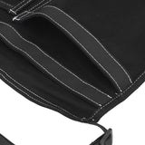 Unilateral Waist Hanging Tool Bag Wear Resistant Oxford Cloth Adjustable Tools Organizer for GardenBlack