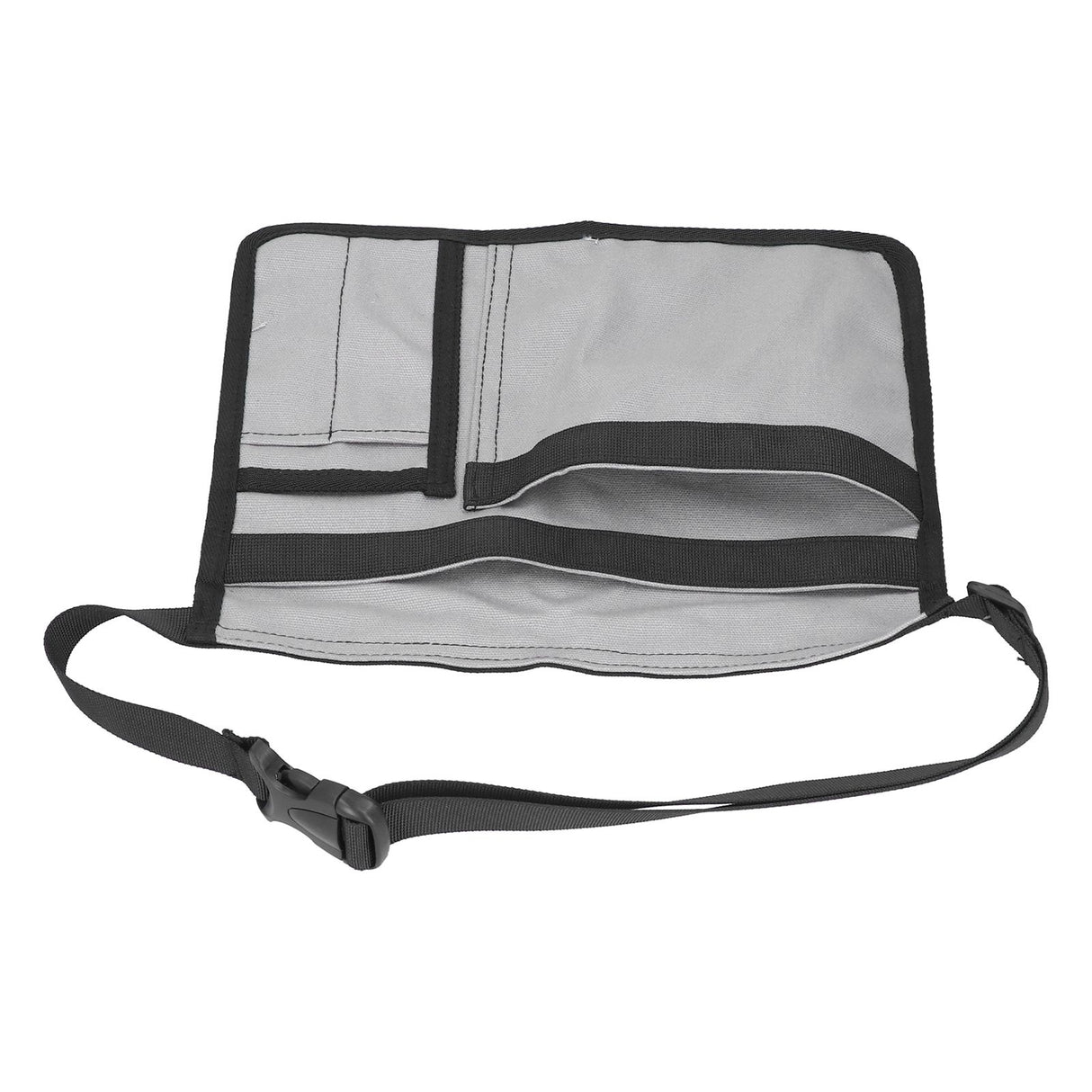 Unilateral Waist Hanging Tool Bag Wear Resistant Oxford Cloth Adjustable Tools Organizer for GardenGrey