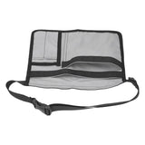 Unilateral Waist Hanging Tool Bag Wear Resistant Oxford Cloth Adjustable Tools Organizer for GardenGrey - Front View