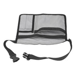 Unilateral Waist Hanging Tool Bag Wear Resistant Oxford Cloth Adjustable Tools Organizer for GardenGrey - Close-Up Angle