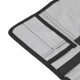 Unilateral Waist Hanging Tool Bag Wear Resistant Oxford Cloth Adjustable Tools Organizer for GardenGrey