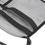 Unilateral Waist Hanging Tool Bag Wear Resistant Oxford Cloth Adjustable Tools Organizer for GardenGrey