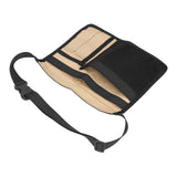 Unilateral Waist Hanging Tool Bag Wear Resistant Oxford Cloth Adjustable Tools Organizer for GardenKhaki Black - Low Angle
