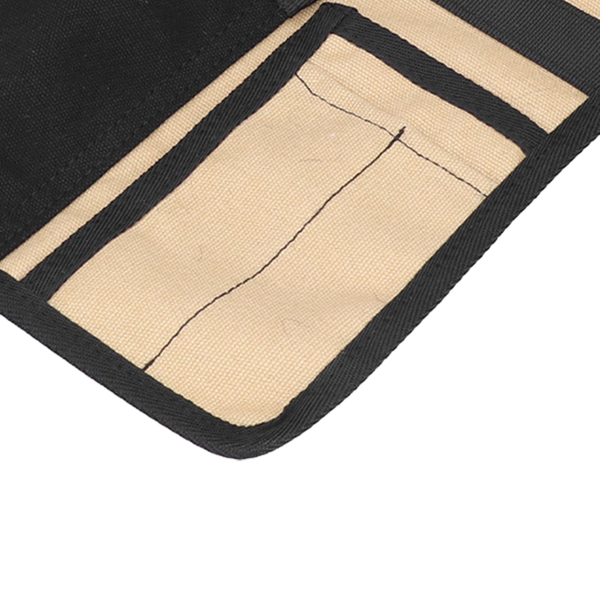 Unilateral Waist Hanging Tool Bag Wear Resistant Oxford Cloth Adjustable Tools Organizer for GardenKhaki Black