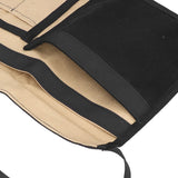 Unilateral Waist Hanging Tool Bag Wear Resistant Oxford Cloth Adjustable Tools Organizer for GardenKhaki Black - Extra Image