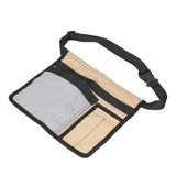 Unilateral Waist Hanging Tool Bag Wear Resistant Oxford Cloth Adjustable Tools Organizer for GardenKhaki Gray