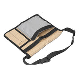 Unilateral Waist Hanging Tool Bag Wear Resistant Oxford Cloth Adjustable Tools Organizer for GardenKhaki Gray