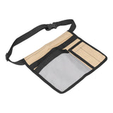 Unilateral Waist Hanging Tool Bag Wear Resistant Oxford Cloth Adjustable Tools Organizer for GardenKhaki Gray