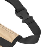 Unilateral Waist Hanging Tool Bag Wear Resistant Oxford Cloth Adjustable Tools Organizer for GardenKhaki Gray