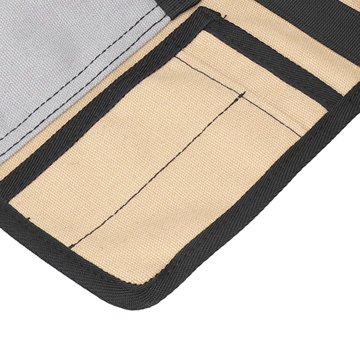 Unilateral Waist Hanging Tool Bag Wear Resistant Oxford Cloth Adjustable Tools Organizer for GardenKhaki Gray