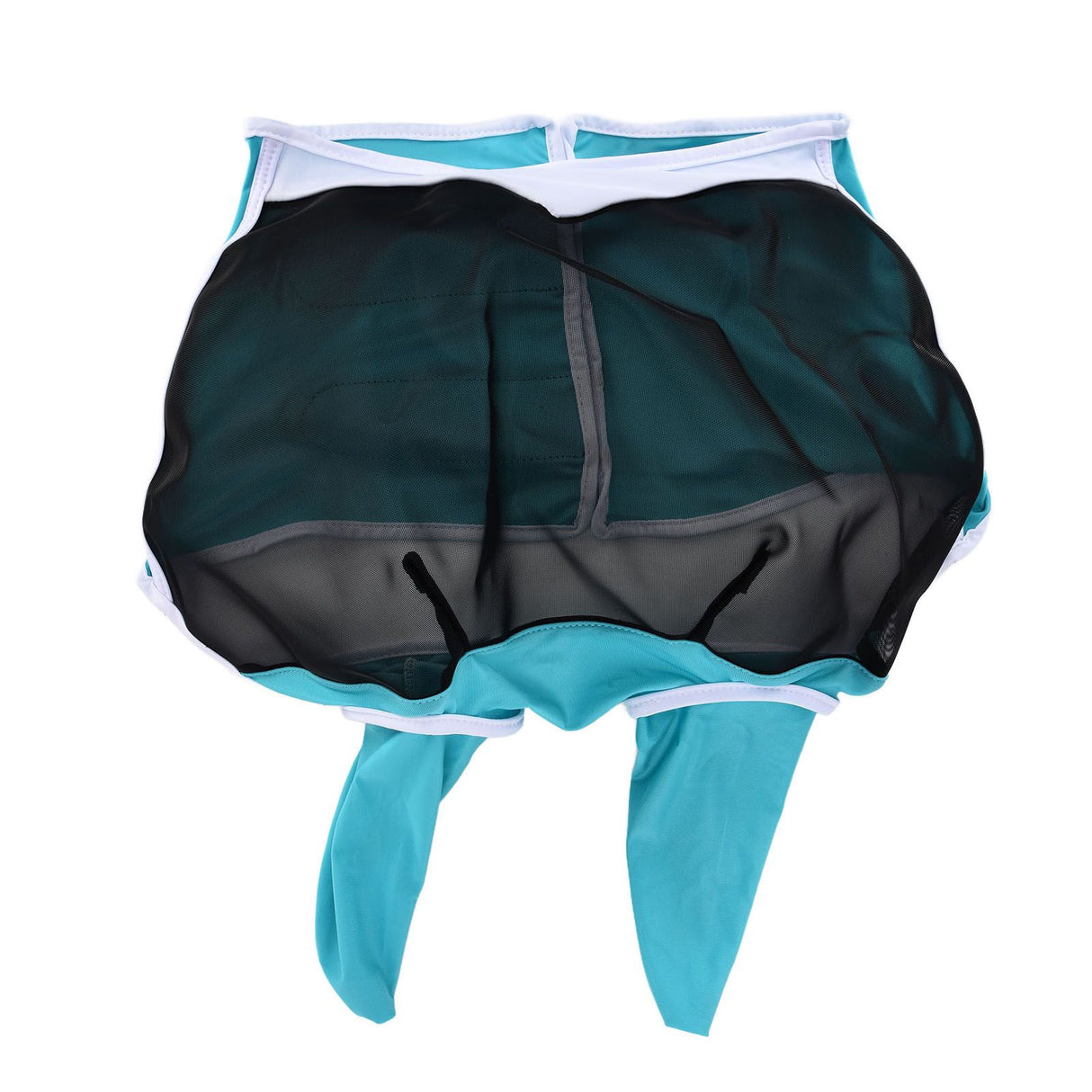 Breathable Horse Mask Universal Adjustable Elastic Mosquito Fly Repelling Veil Cover ProtectorGreen L 80x114x45cm / 31.5x44.9x17.7in