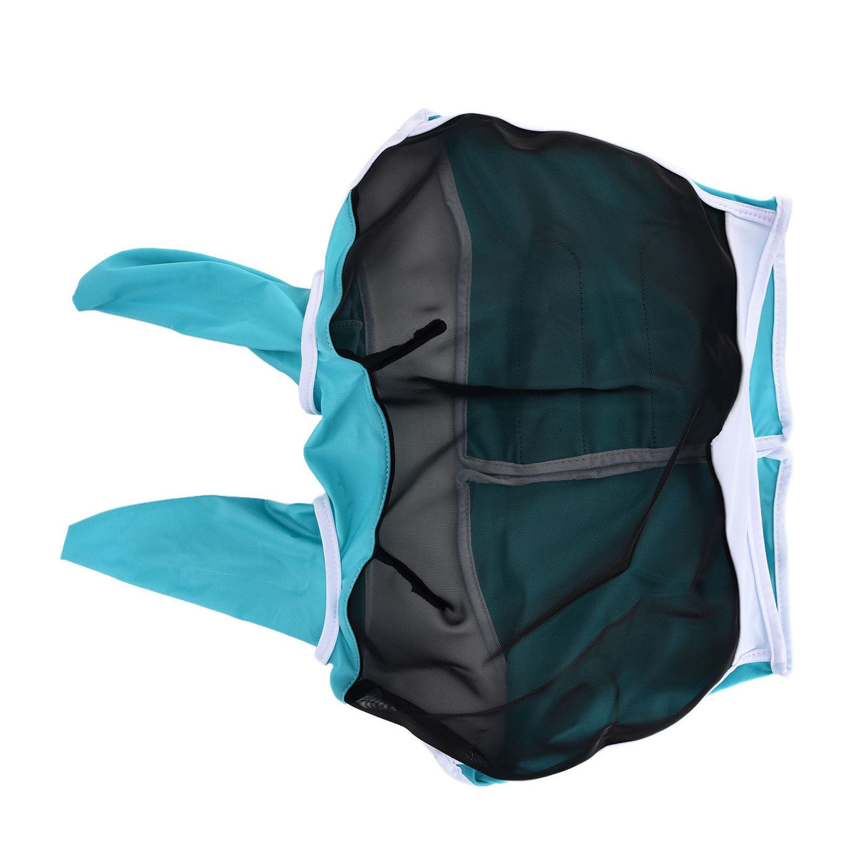 Breathable Horse Mask Universal Adjustable Elastic Mosquito Fly Repelling Veil Cover ProtectorGreen L 80x114x45cm / 31.5x44.9x17.7in