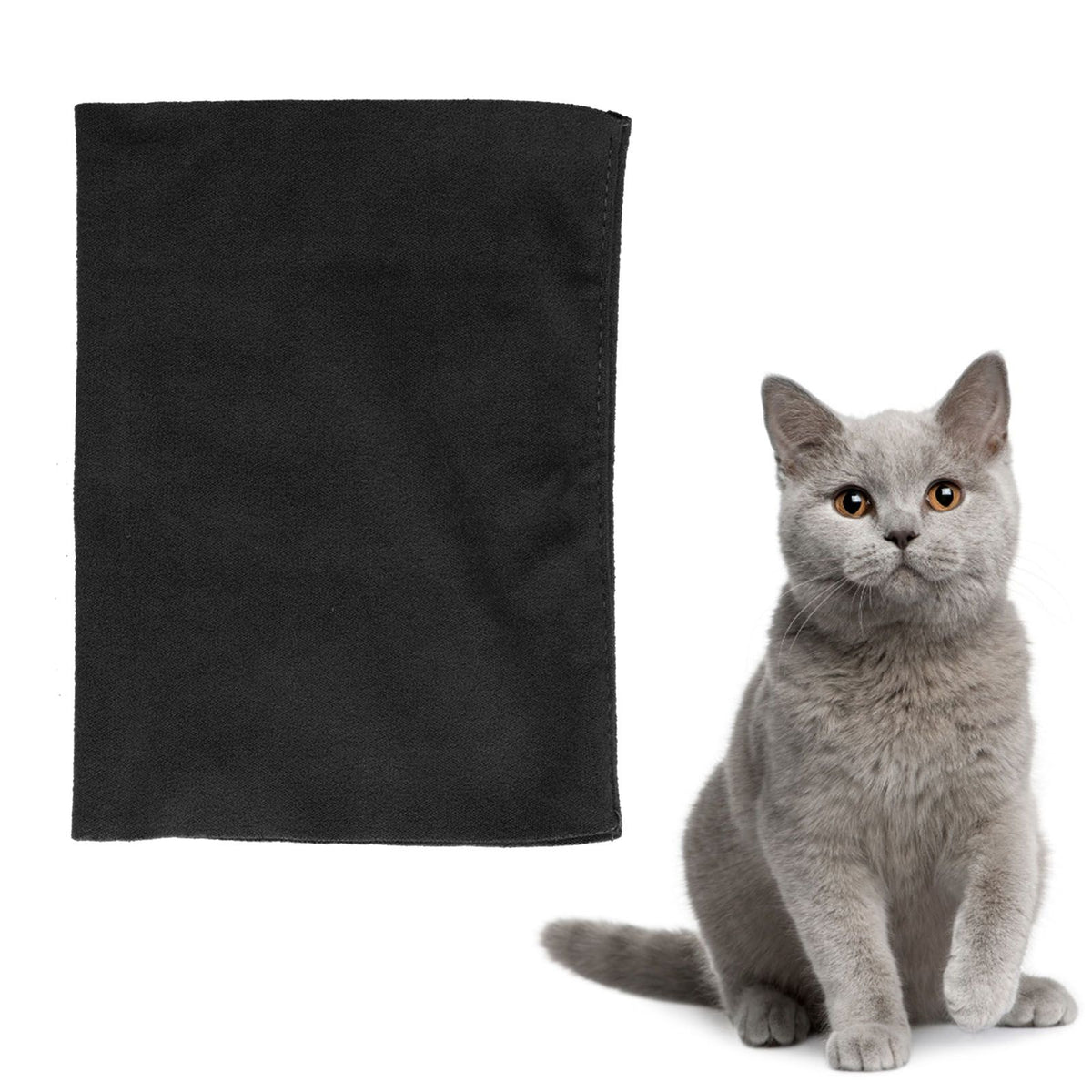 Dog Earmuff Sound Proof Soft Cat Ear Protection Keep Warm Washable Dog Calming Ear CoverBlack M
