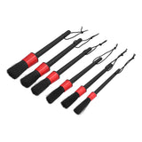 6Pcs Car Detailing Brushes Cleaning Brush Set for Wheels Tire Interior Exterior Air Vents Cleaning Tools Kit