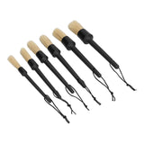 6Pcs/Set Car Detailing Brushes Soft Air Outlet Cleaning Brush for Car Wheels Tire Seat