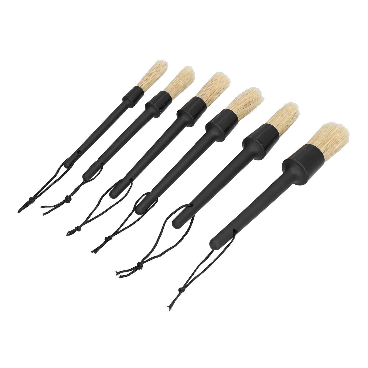 6Pcs/Set Car Detailing Brushes Soft Air Outlet Cleaning Brush for Car Wheels Tire Seat