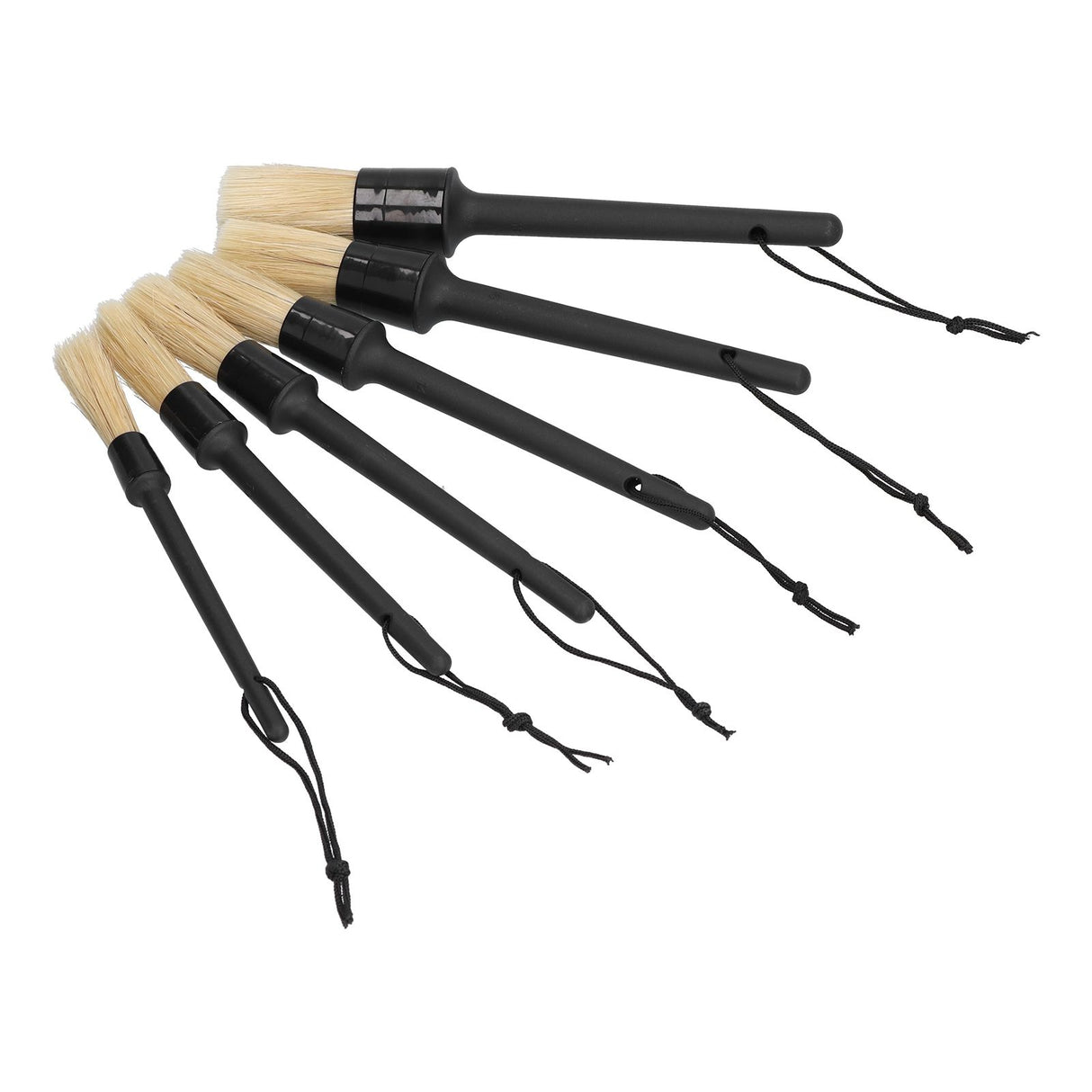 6Pcs/Set Car Detailing Brushes Soft Air Outlet Cleaning Brush for Car Wheels Tire Seat