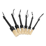 6Pcs/Set Car Detailing Brushes Soft Air Outlet Cleaning Brush for Car Wheels Tire Seat